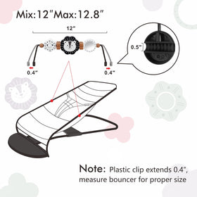 iGRATENS clip-style design allows quick removal for caretaking routines.