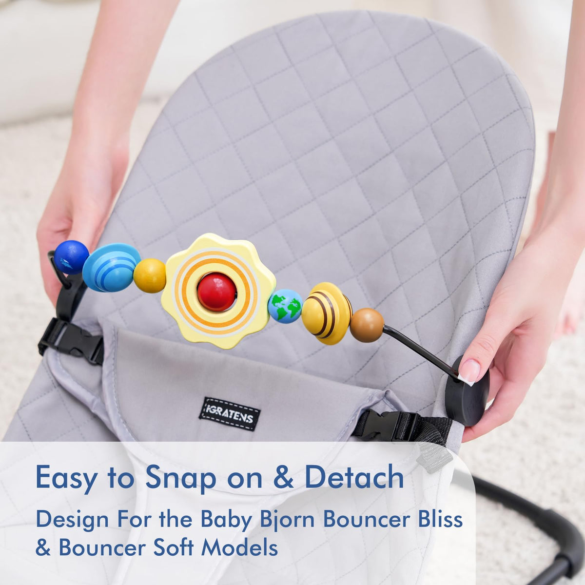 iGRATENS Compatible with Bliss and Balance Soft bouncers for easy swap