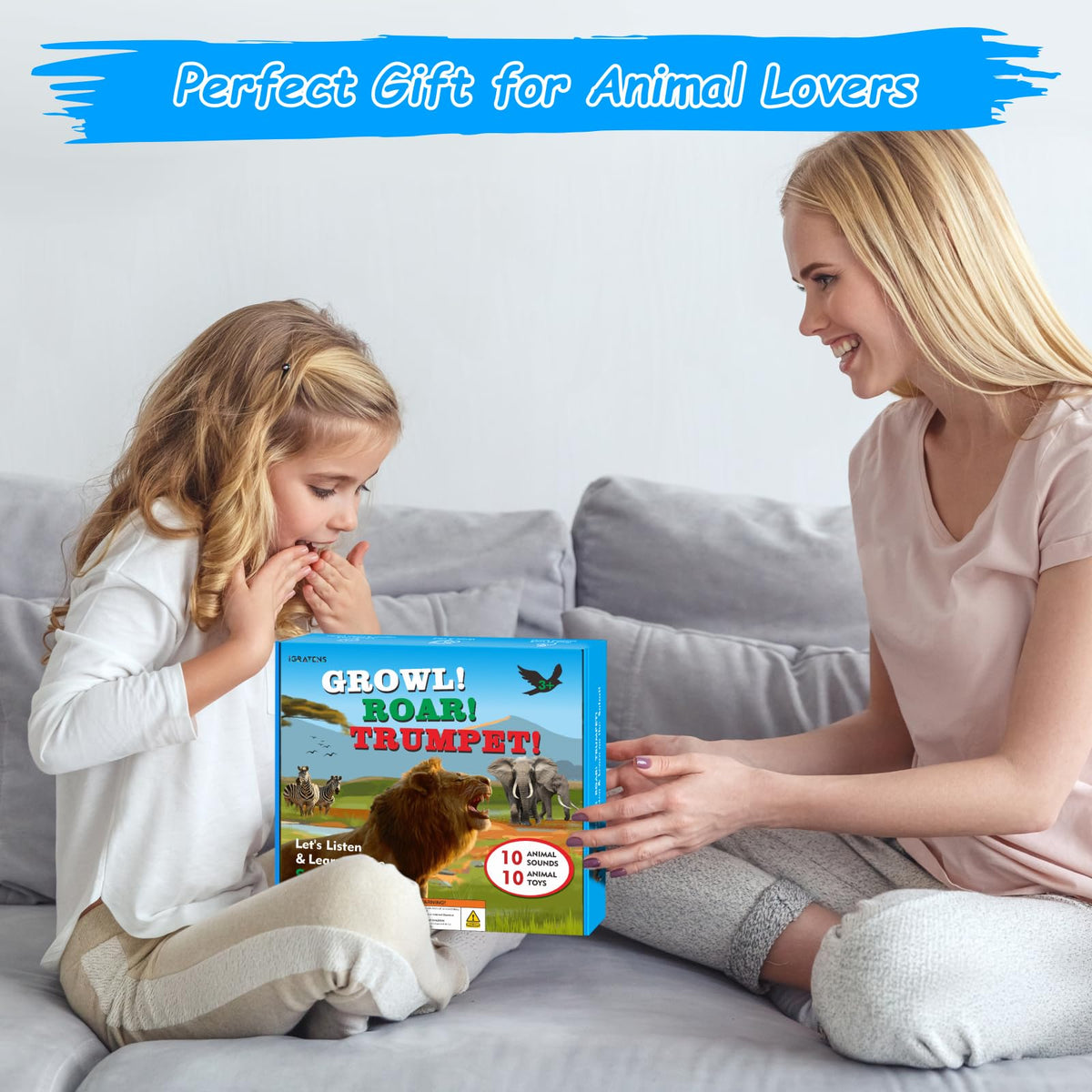 iGRATENS educational sound book invites kids on animal discovery