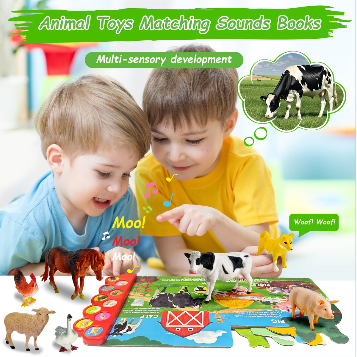 iGRATENS cat figure adds realistic detail to pretend farm scenes