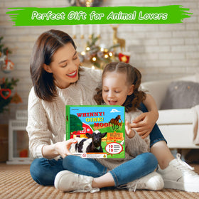 iGRATENS cow figure completes a bustling farm scene for toddlers