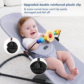 iGRATENS Upgraded plastic clips secure and detach easily for quick setup