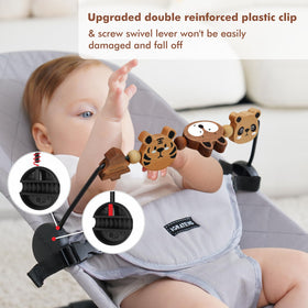 iGRATENS natural wooden toy bar uses safe materials with no odors