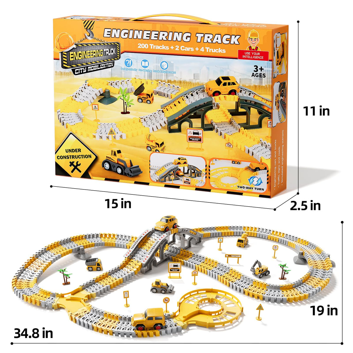 IHAHA Birthday Gift for Boys 3-6 offers a durable, engaging set for celebrations.