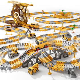 IHaha construction track bridge for imaginative play and hands-on learning.