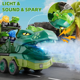 IHaha dinosaur head sprays and roaring sounds spark interactive, immersive play.
