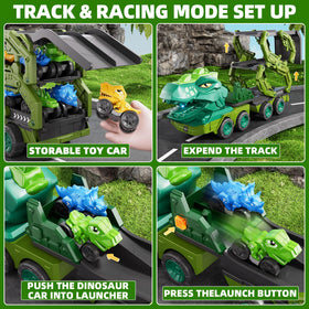 IHaha large carrier truck with double track expands for shared races.