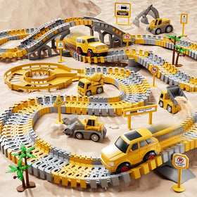 IHAHA Four Construction Trucks bring authentic pretend-work scenarios and storytelling opportunities.