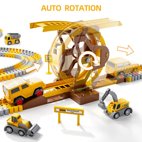 IHAHA racing cars glide along tracks for fast imaginative races.