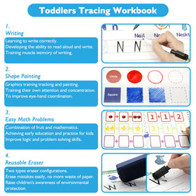 iHarPro cardboard pages are tear resistant and kid-friendly for daily tracing.