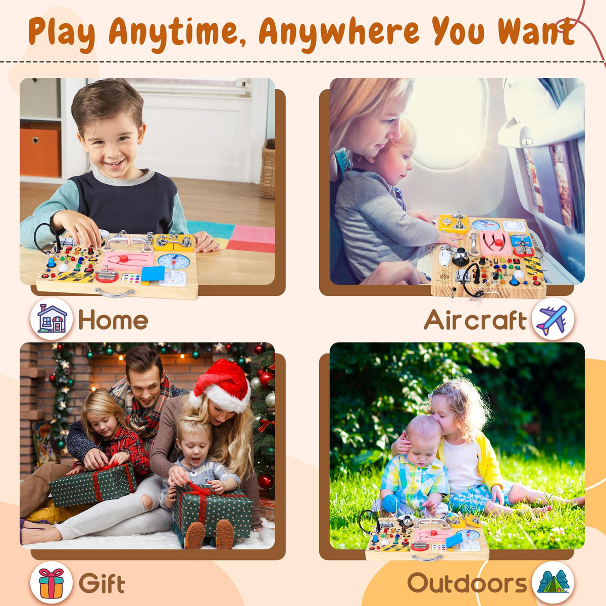 iHarPro LED buttons provide visual stimulation for interactive learning