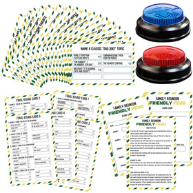 IIDEA Family Feud cards close-up for easy handling with 4x6 sizes