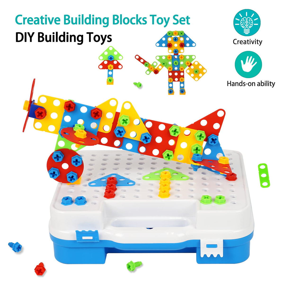 IIROMECI gears toy's robust plastic construction supports durable, repeated play