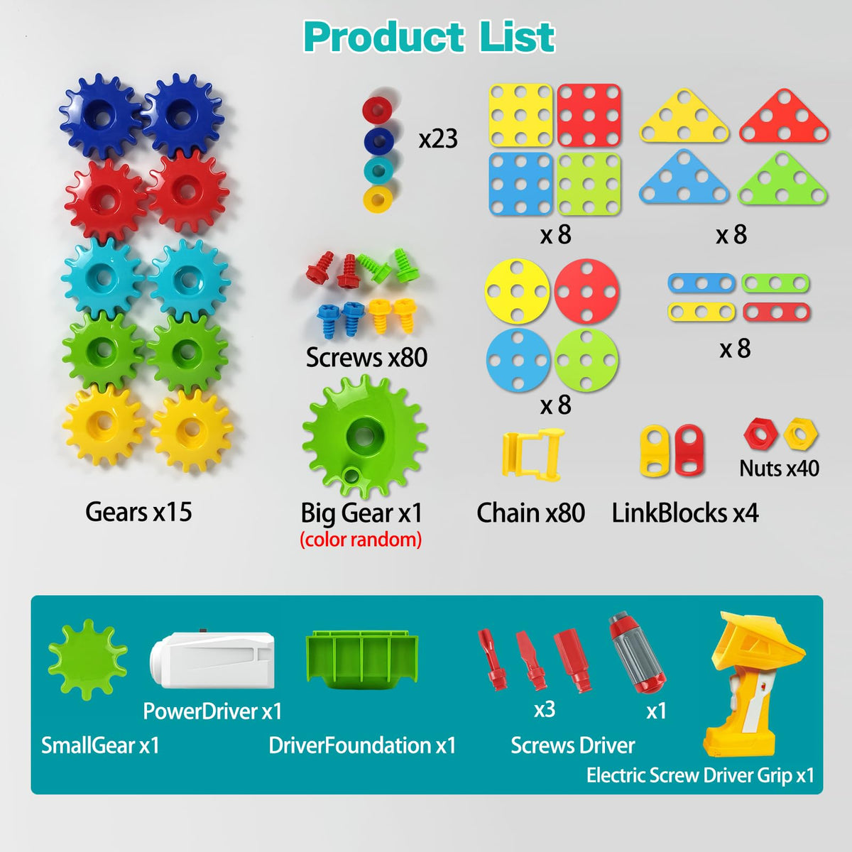 IIROMECI gears toy for family time energizes shared construction projects