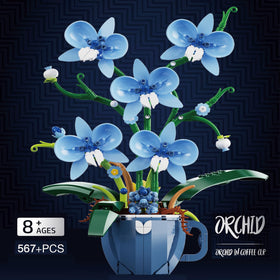 iixeal Coffee Cup Orchid assembly step-by-step detail with easy-to-follow instructions