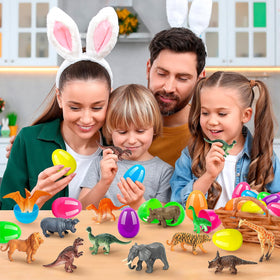 IJIGU Easter eggs packaging highlights contents for quick shopping decisions.