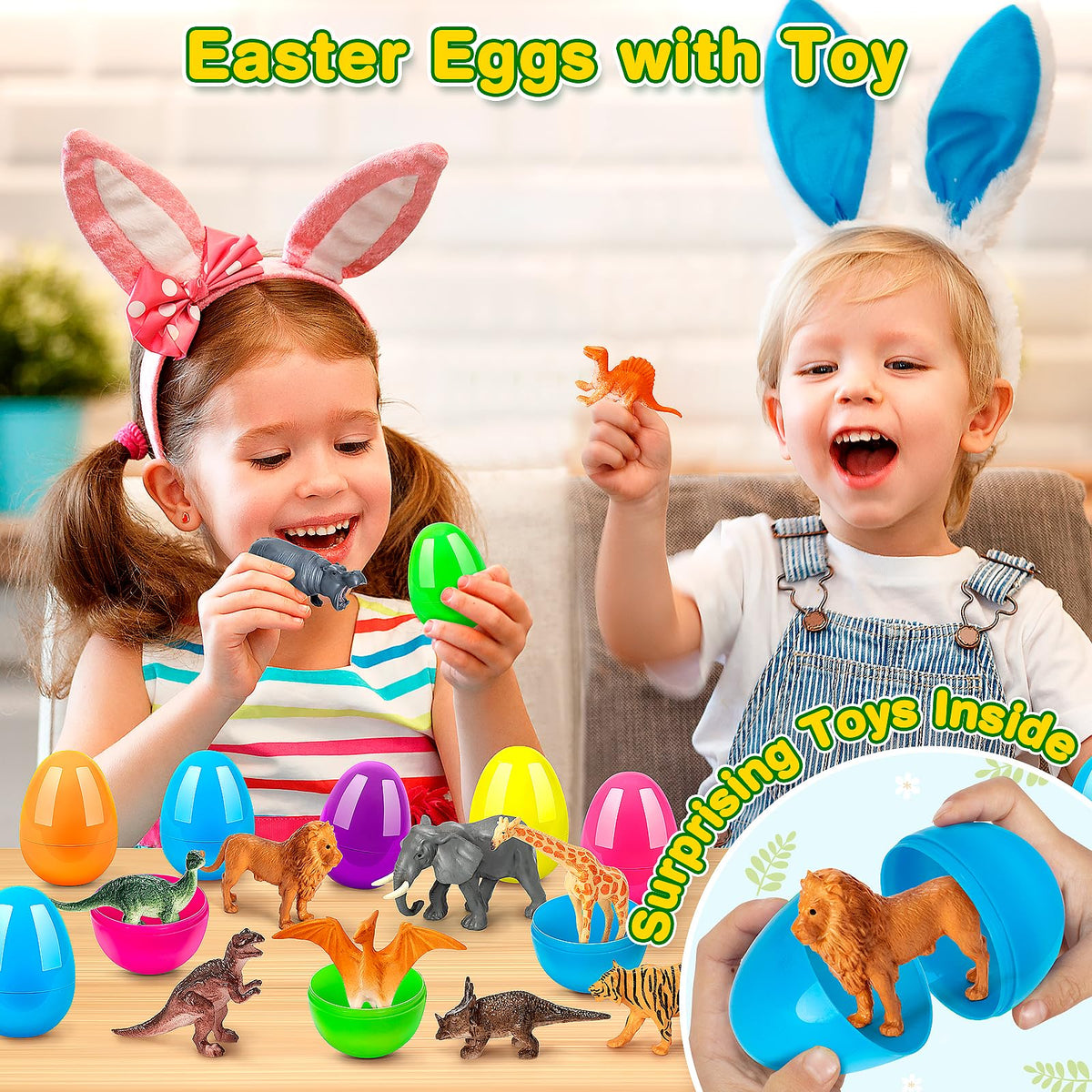 IJIGU Easter eggs made from safe non-toxic polypropylene materials for worry-free play.