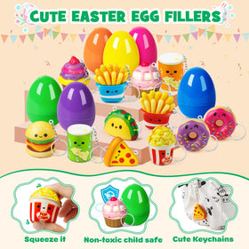 IJIGU included food-themed keychains for backpacks and gifts