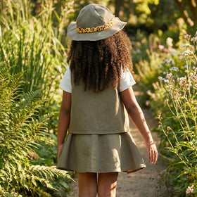 IKALI tiger print hat for sunny safari explorations.