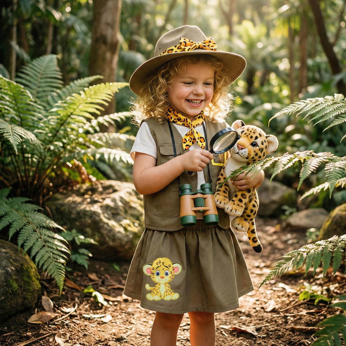 IKALI tiger-print skirt adds fun flair to outdoor exploration adventures