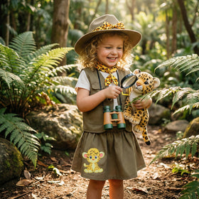 IKALI tiger-print skirt adds fun flair to outdoor exploration adventures