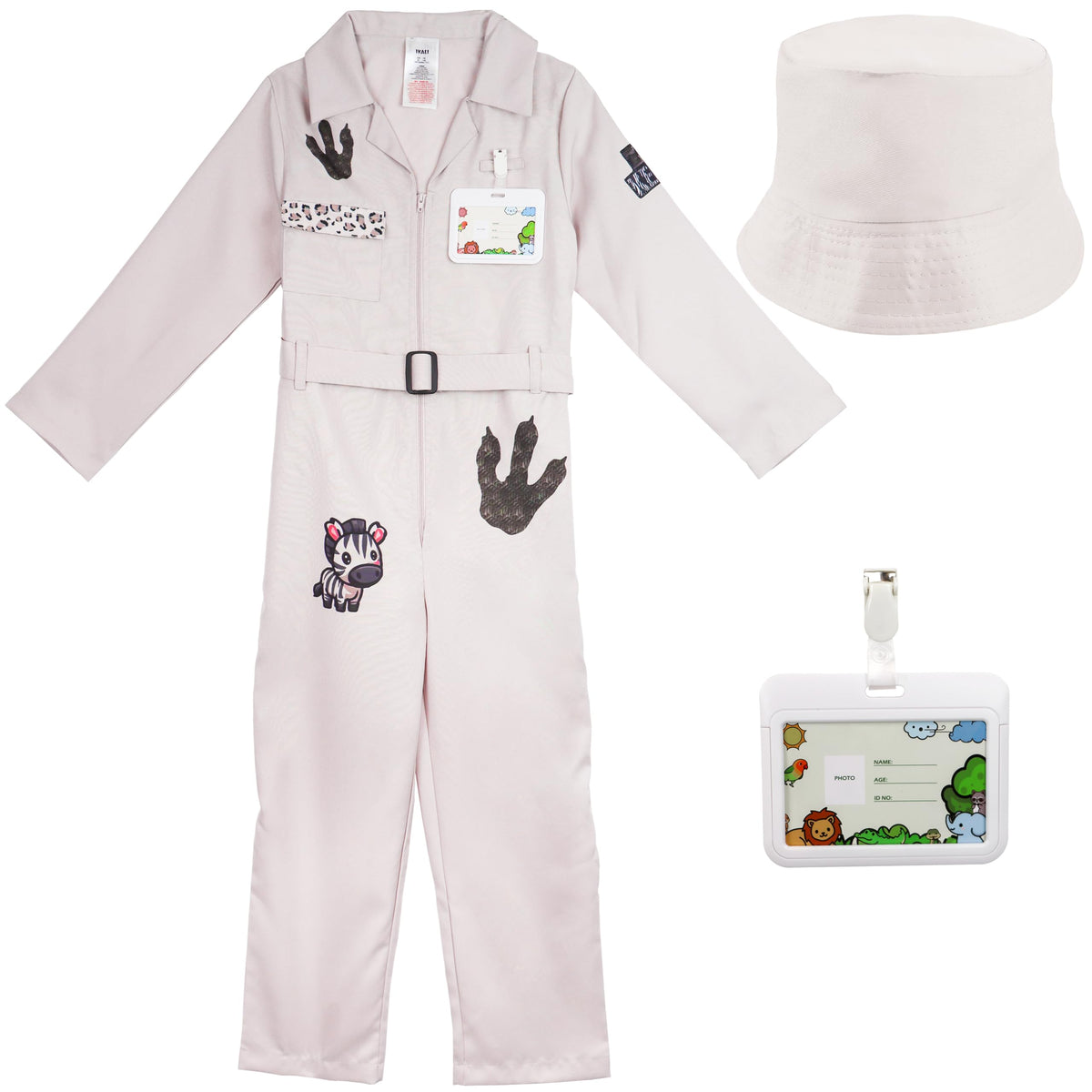 IKALI detachable name badge personalizes the costume