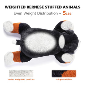 IKASA plush dog sleeping aid with a comforting nighttime presence.