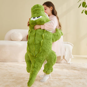 IKASA crocodile plush in bedroom decor for playful vibes