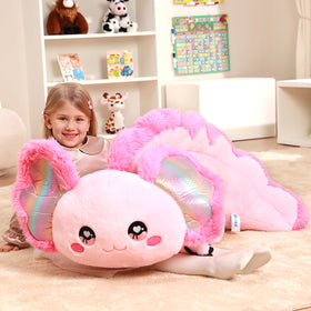 IKASA giant axolotl plush care instructions