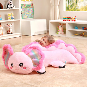 IKASA giant axolotl plush gift ready packaging