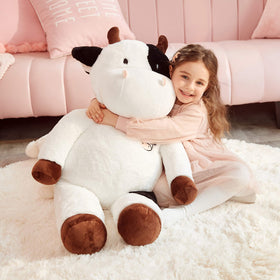 IKASA giant cow packaging expanded after opening for immediate cuddles.