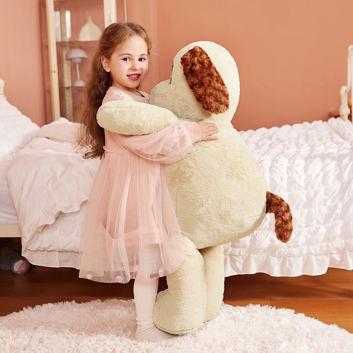 IKASA giant dog bedtime cuddle buddy for calm nights and comfort
