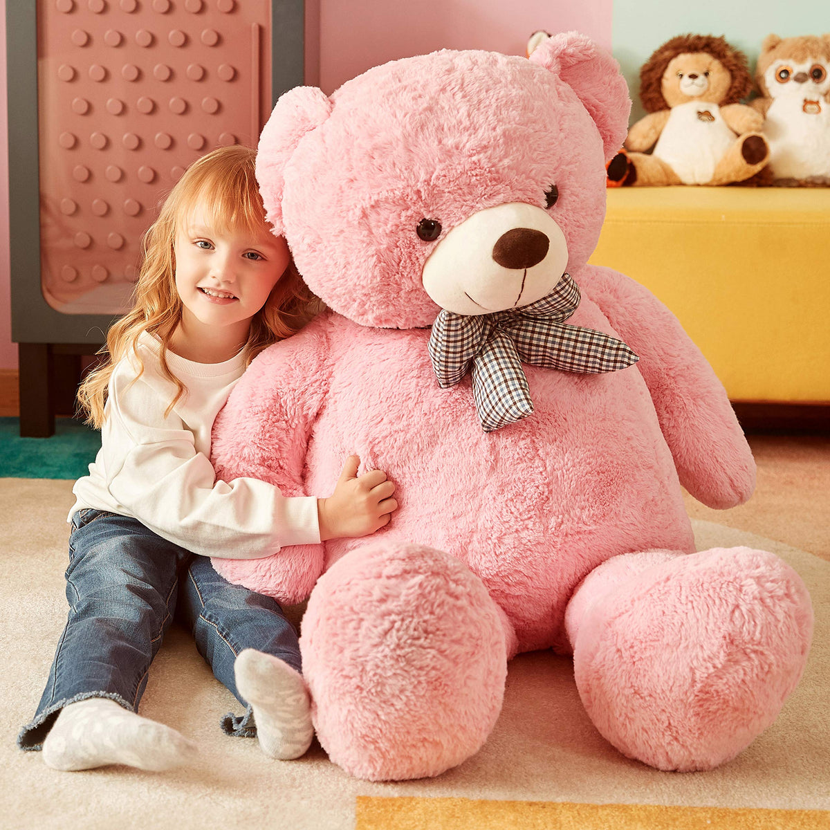 IKASA surface-washable teddy bear design for easy cleaning after adventures