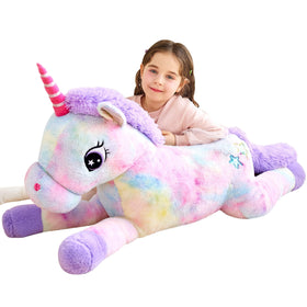 IKASA giant unicorn plush 43-inch for jumbo hugs and cozy decor