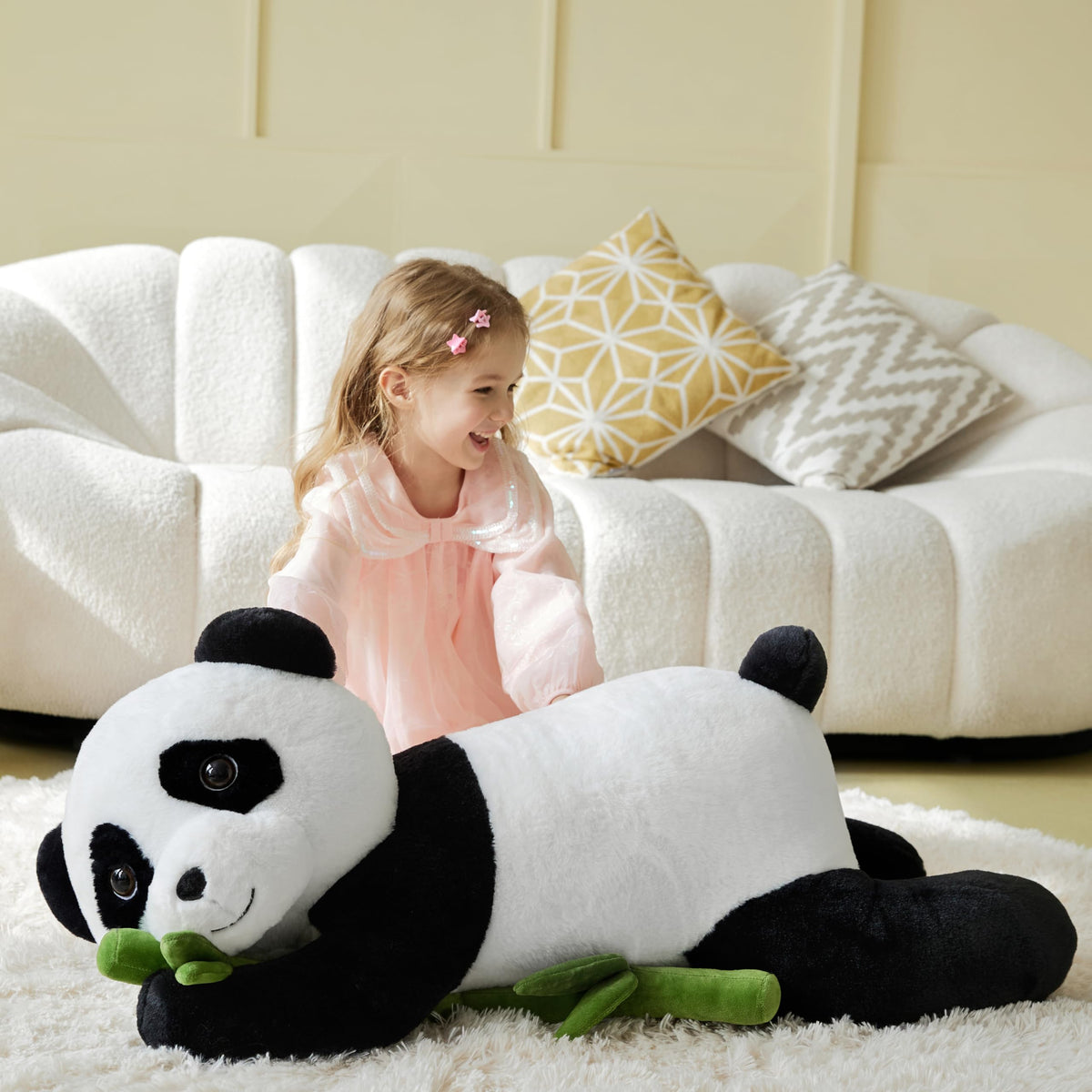 IKASA panda plush gift idea for kids, birthdays and holidays.