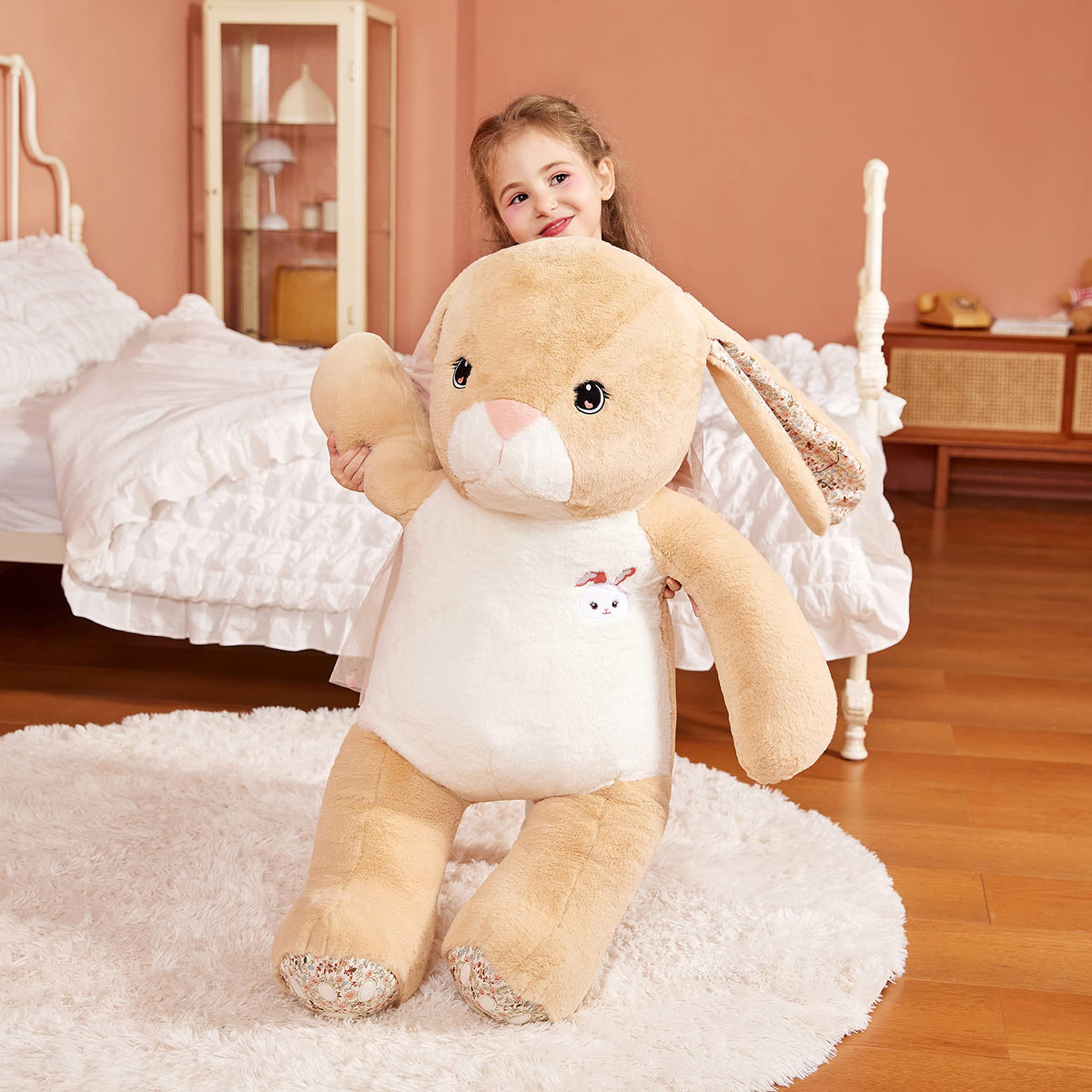 IKASA gift-ready giant bunny perfect for birthdays or holidays.