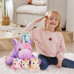 IKASA Mommy Unicorn decor in a child’s nursery scene.