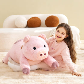 IKASA premium plush pig, EN71 and ASTM certified for safe play
