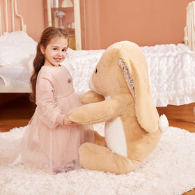 IKASA premium quality stuffed animal tag emphasizes durable materials and safety standards.