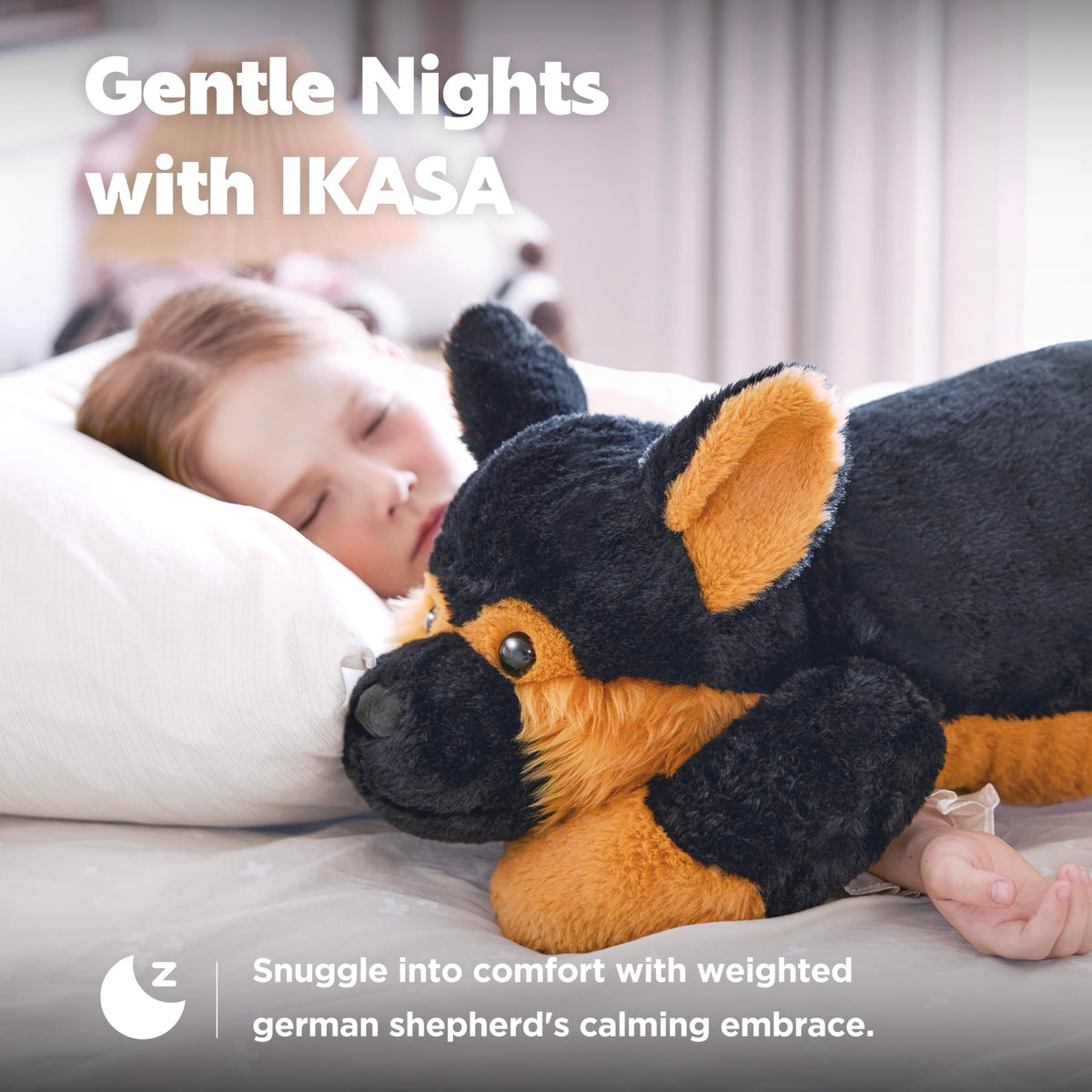 IKASA sleep companion plush ideal for bedtime routines and relaxation.
