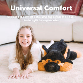 IKASA soft cotton plush with embroidery delivers durable, cuddly comfort.