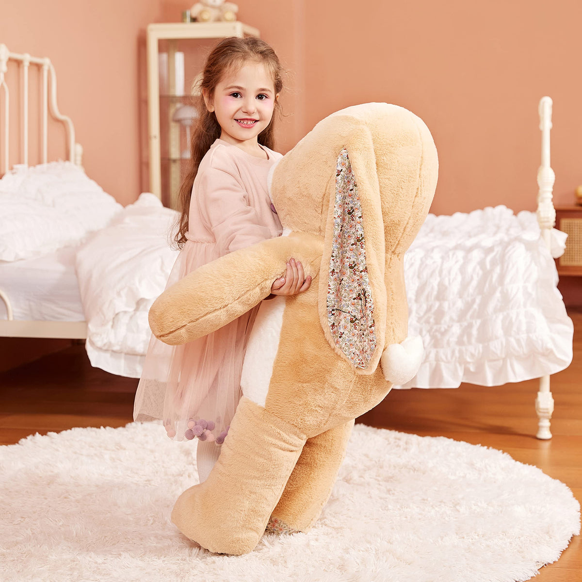 IKASA surface-washable design keeps cleaning simple without machine washing.