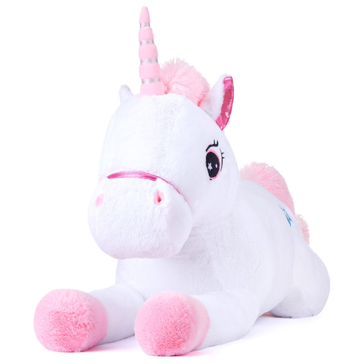 IKASA unicorn plush with a hugging-friendly design for long-lasting play