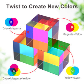 iKeelo Mega Cube magenta side, playful hues for mood uplift