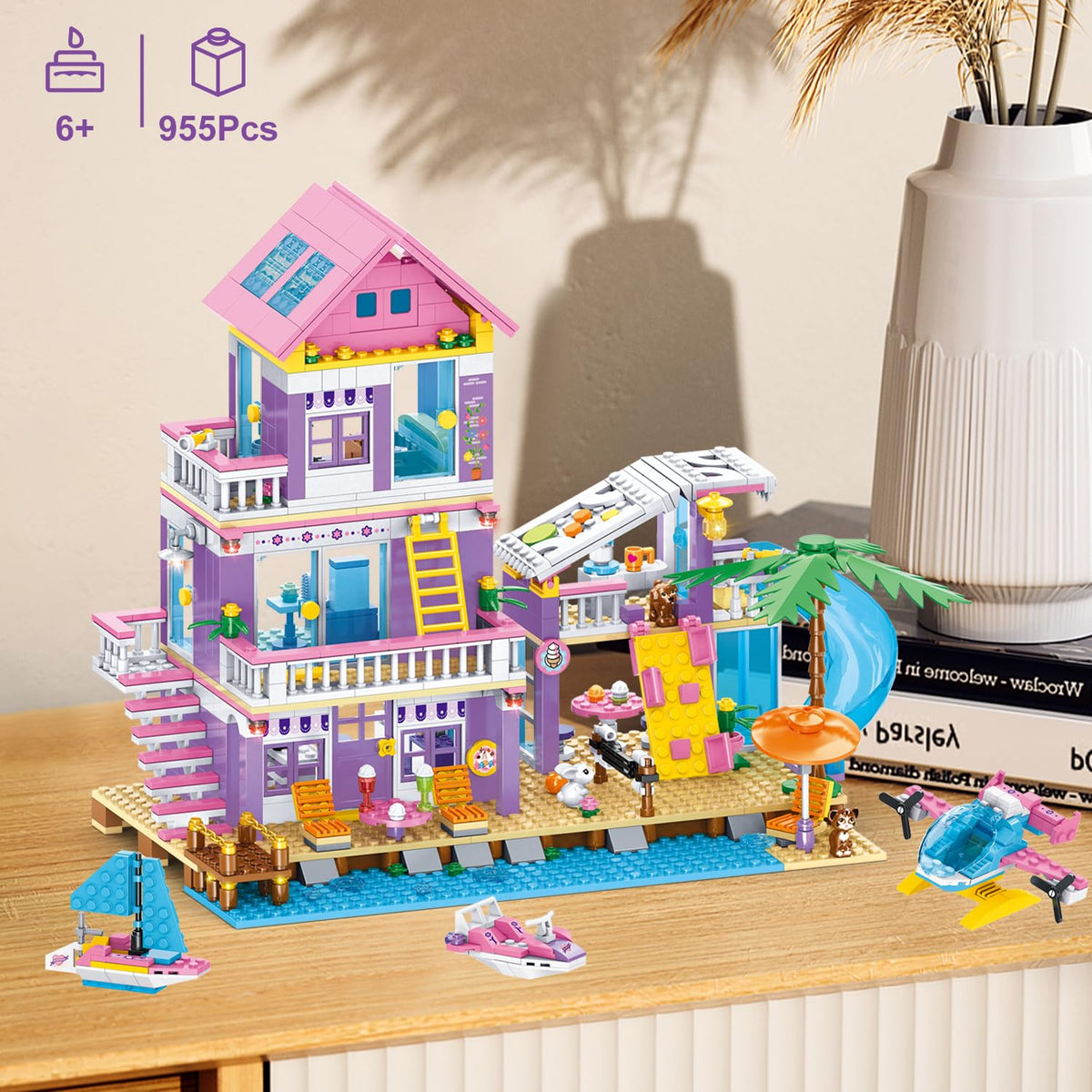 IKKOSYA seaside villa completed display, doubles as stylish room decor