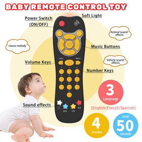 iKOIHO safe ABS plastic remote and phone with smooth edges