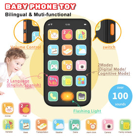 iKOIHO baby remote control toy — realistic buttons promote exploration.