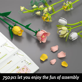 iLacven Adjustable petals and stems for customized bouquet