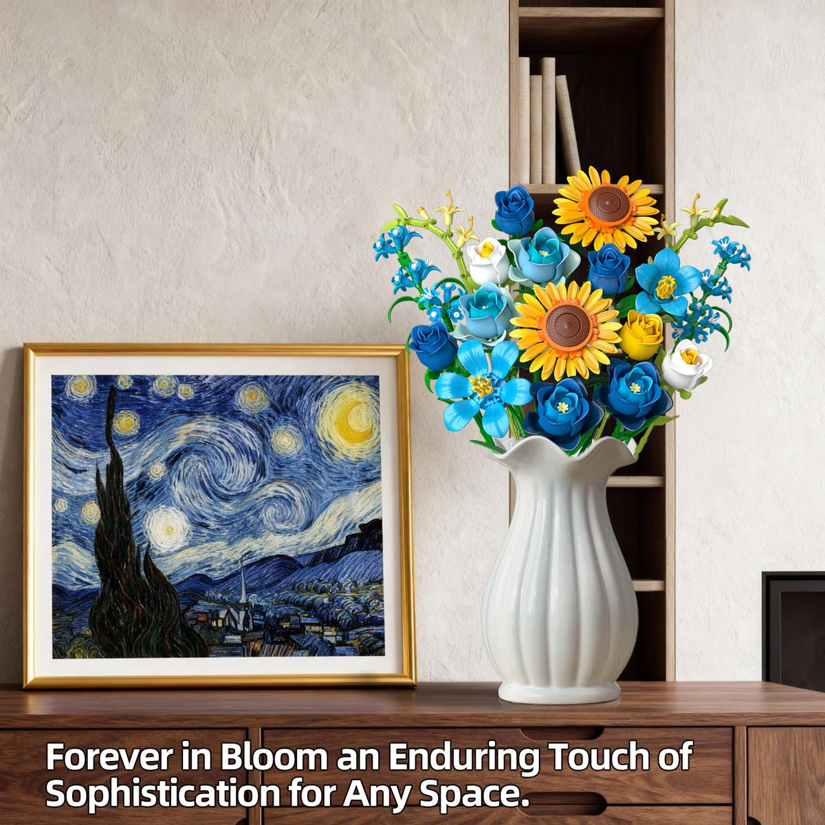 iLacven lego-compatible flower bouquet supports creative building sessions