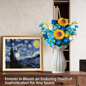 iLacven lego-compatible flower bouquet supports creative building sessions